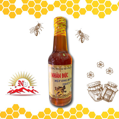 Mật ong rừng thiên nhiên chai thủy tinh 300ml