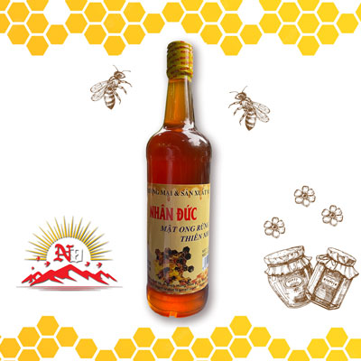 Mật ong rừng thiên nhiên chai thủy tinh 750ml