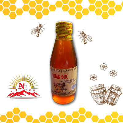 Mật ong rừng thiên nhiên chai thủy tinh 200ml